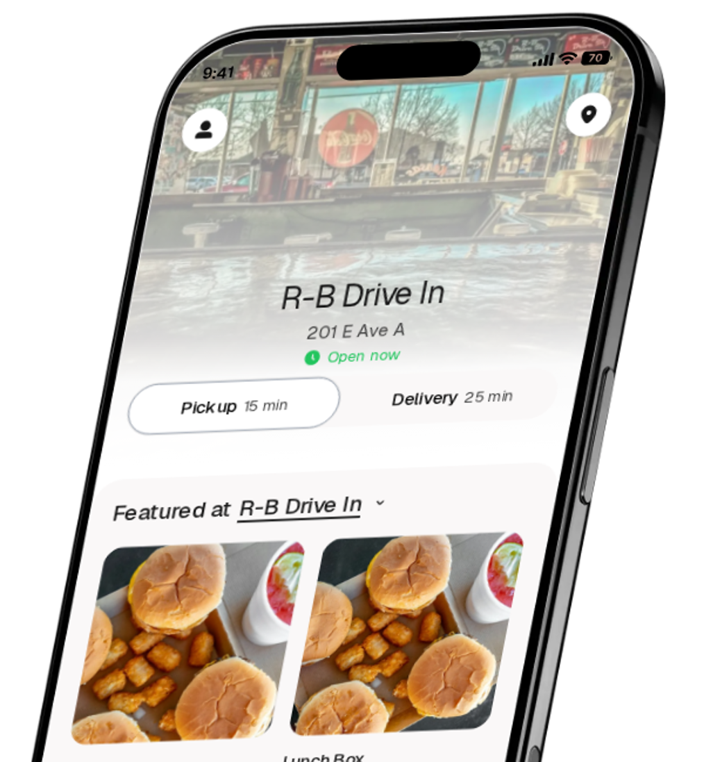 R-B Drive In app preview
