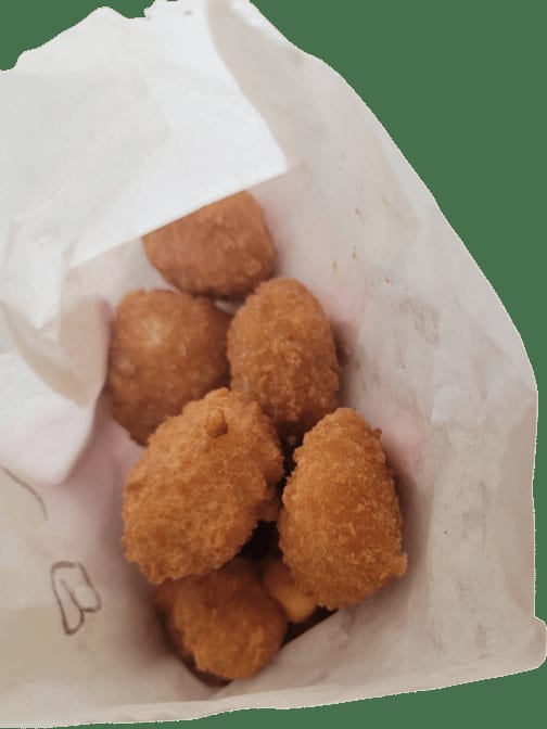 Cheddar Cheese Curds.