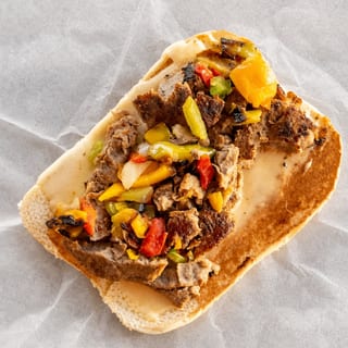 Philly Cheese Steak-Beef Sandwich