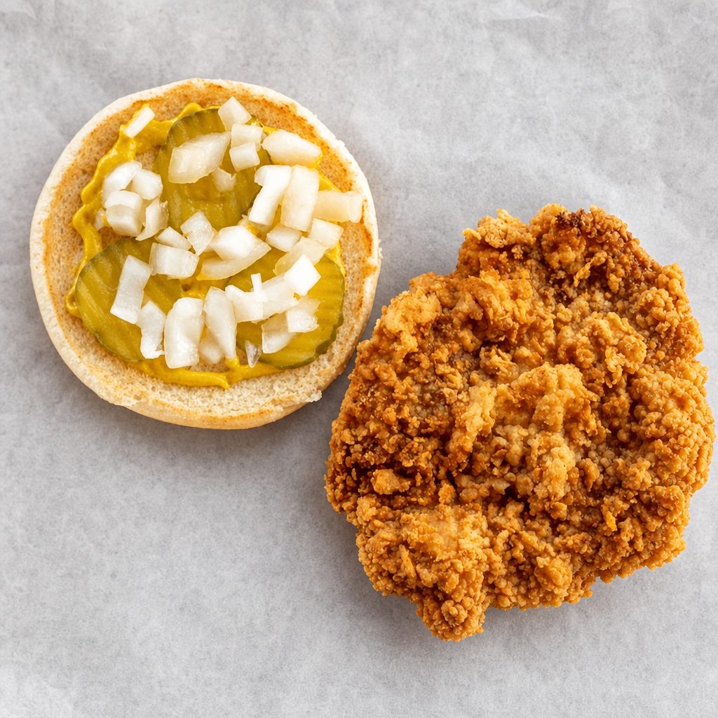Breaded Chicken Sandwich.