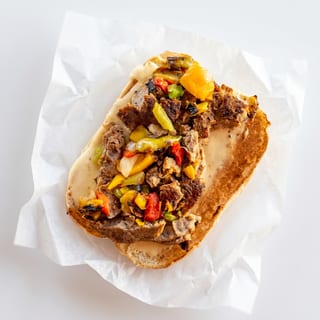Philly Cheese Steak-Beef Sandwich