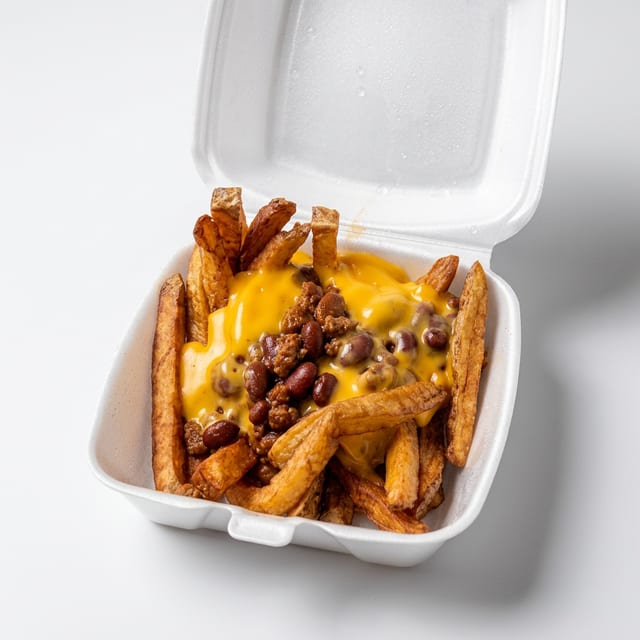 Fries or Tots with Chili & Cheese.